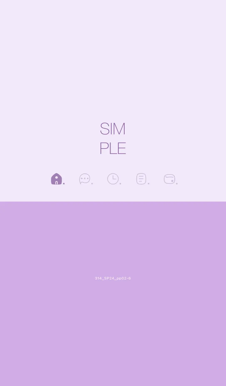 [LINE着せ替え] 314.24_パープル2-6の画像1