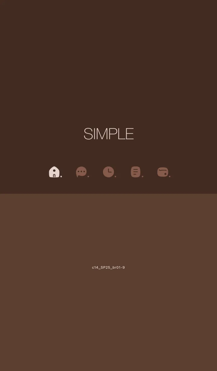 [LINE着せ替え] c14.25.ブラウン1-9の画像1