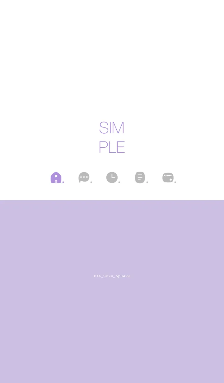 [LINE着せ替え] P14.24.パープル4-9の画像1