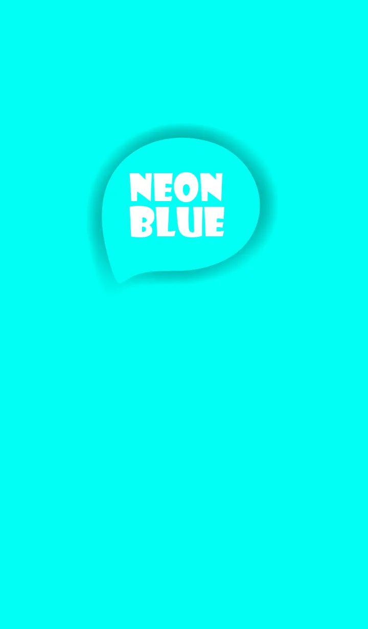 [LINE着せ替え] Love Neon Blue Theme (JP)の画像1