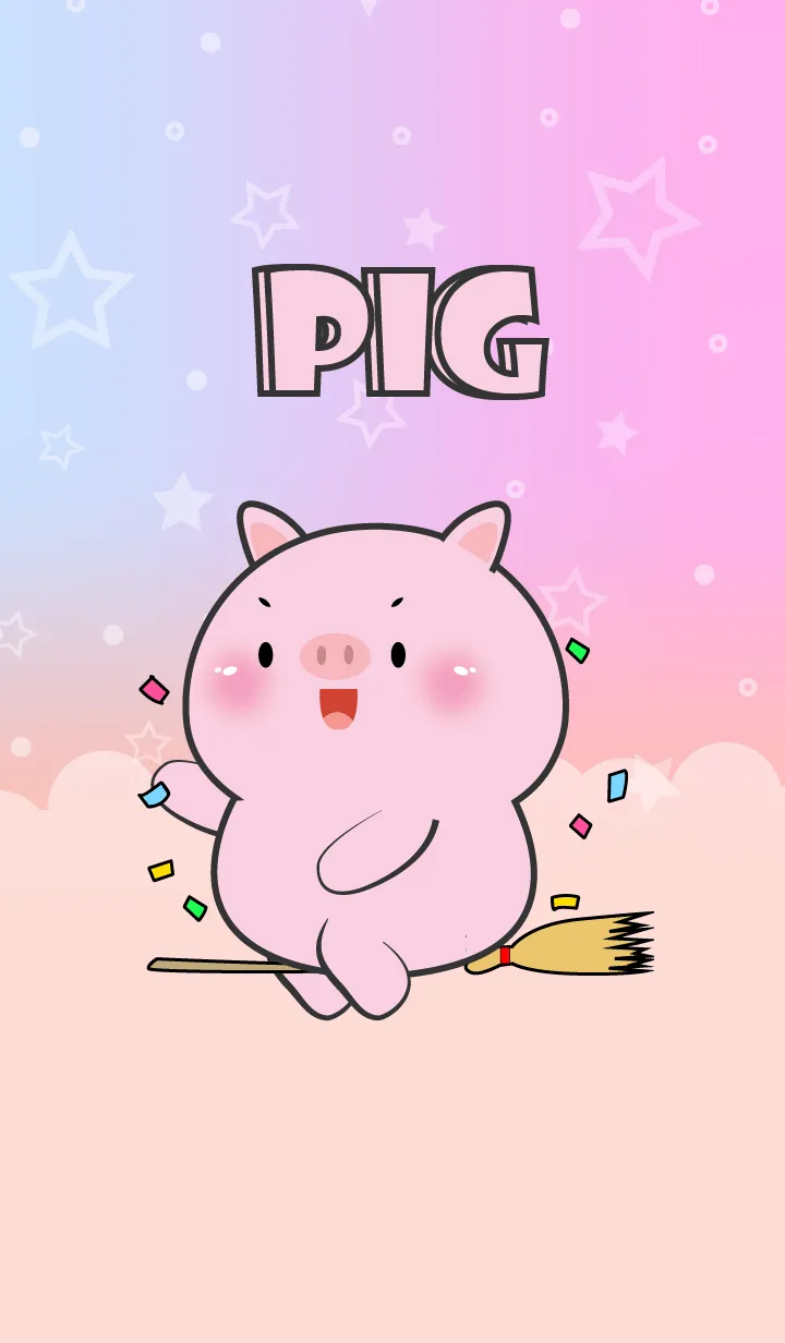[LINE着せ替え] Cute Naughty Pig Pig Theme (JP)の画像1