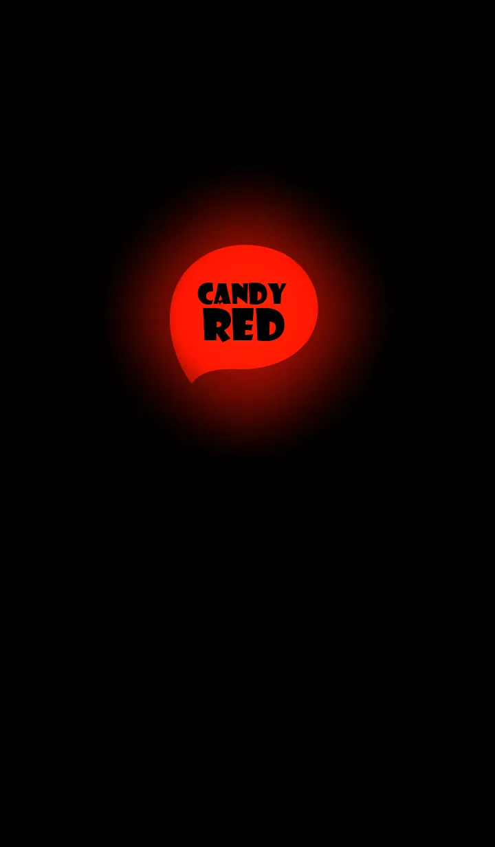 [LINE着せ替え] Candy Red In Black V1 (JP)の画像1