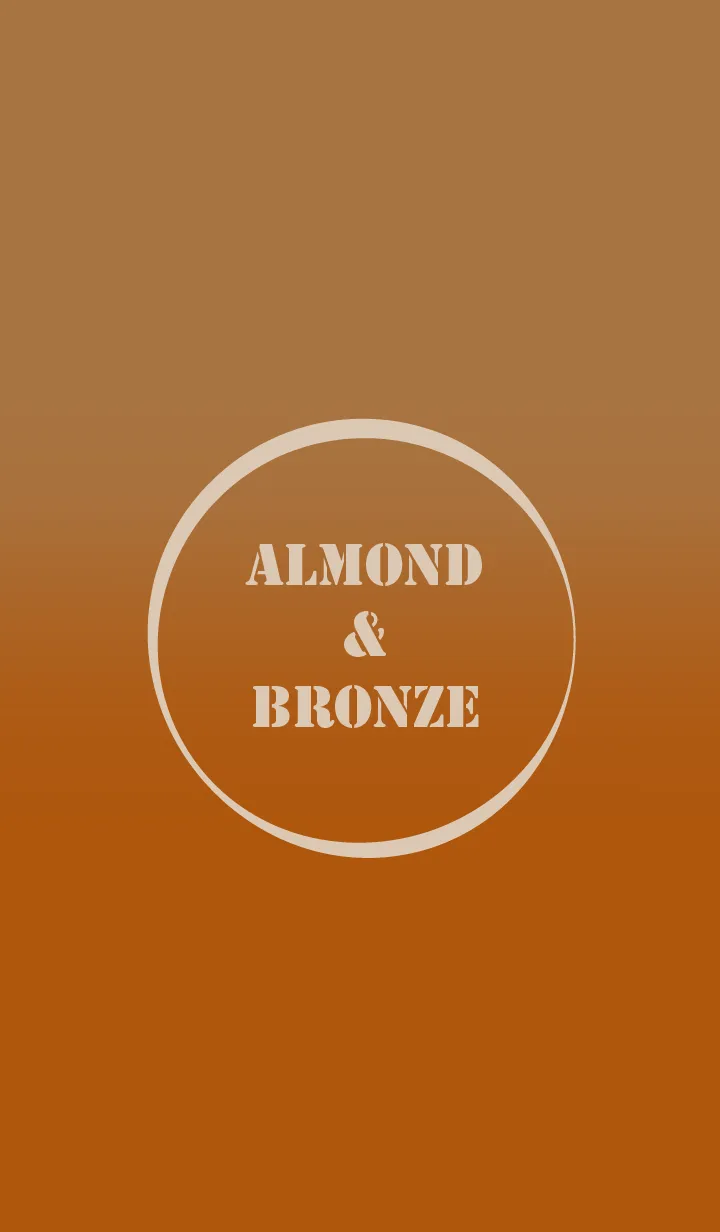 [LINE着せ替え] Almond &Bronze Browm Theme (JP)の画像1