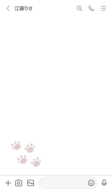 [LINE着せ替え] くまの落書き(くすみ)の画像3