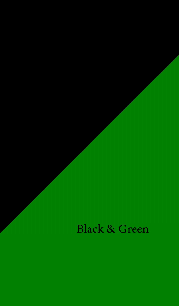 [LINE着せ替え] Black & Green ..の画像1