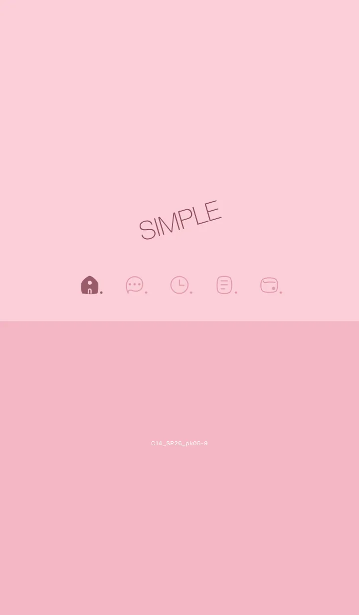 [LINE着せ替え] C14.26_ピンク5-9の画像1