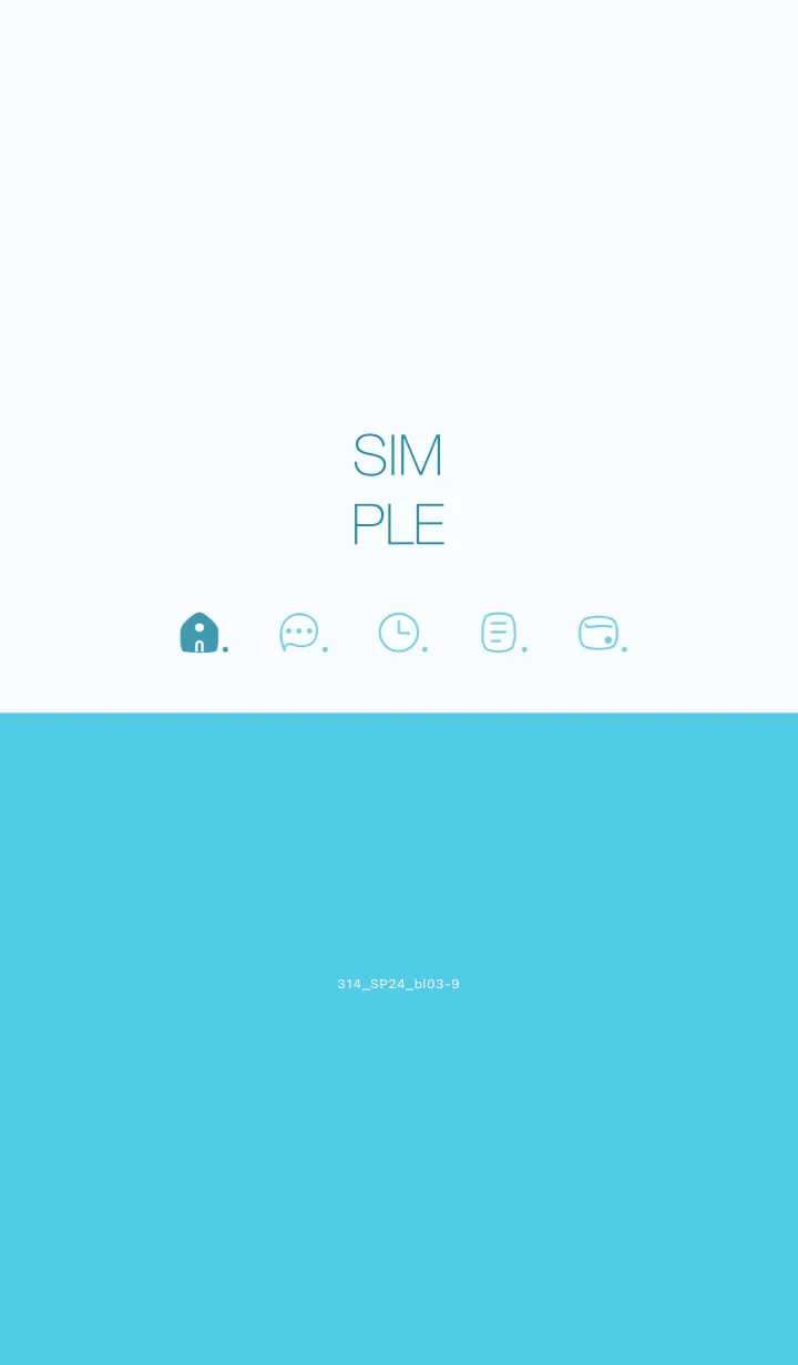 [LINE着せ替え] 314.24_ブルー3-9の画像1