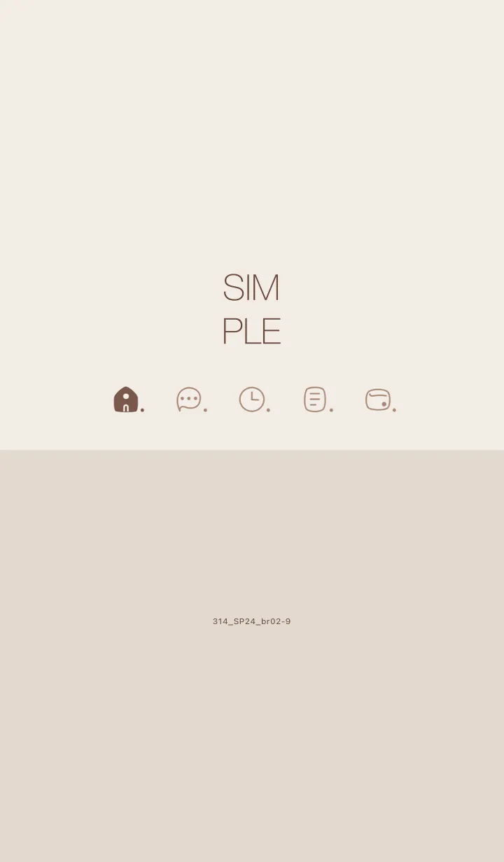 [LINE着せ替え] 314.24_ブラウン2-9の画像1