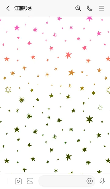 [LINE着せ替え] ミニ スターズ 061の画像3