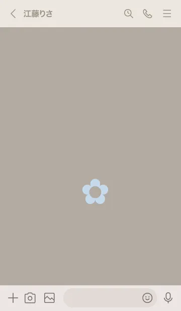 [LINE着せ替え] ザ シンプル ミニ フラワー 66の画像3