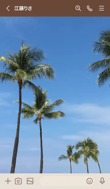 [LINE着せ替え] ALOHA Day Sky 5の画像3