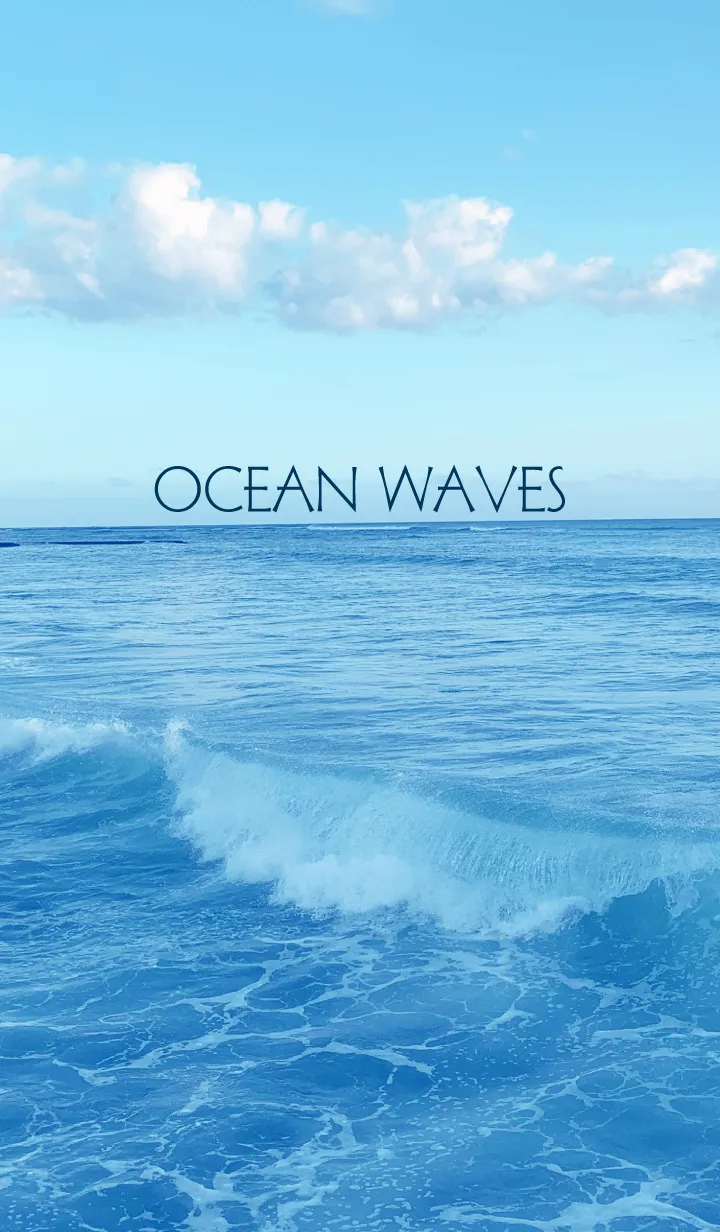 [LINE着せ替え] OCEAN WAVES-SUMMER 6の画像1