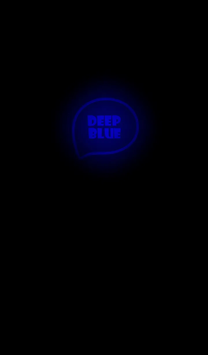 [LINE着せ替え] Deep Blue  Neon Theme Ver.10 (JP)の画像1