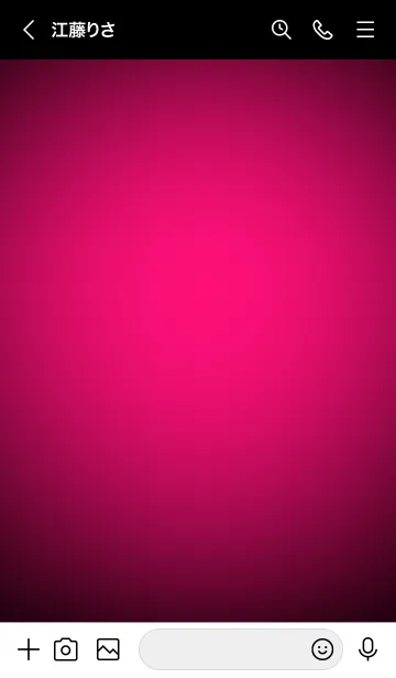 [LINE着せ替え] Neon Pink And Black Vr.10 (JP)の画像3