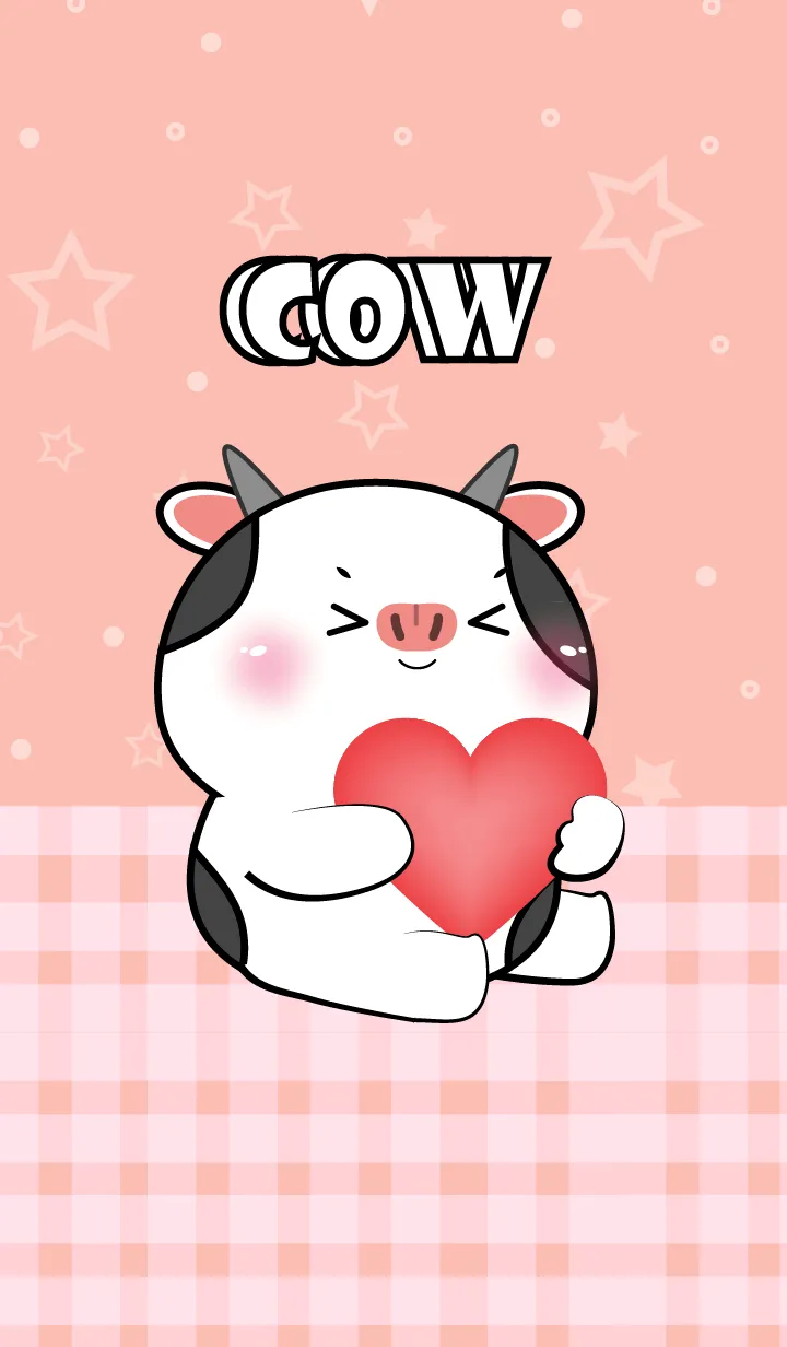 [LINE着せ替え] Very Lovely Cow Theme (JP)の画像1