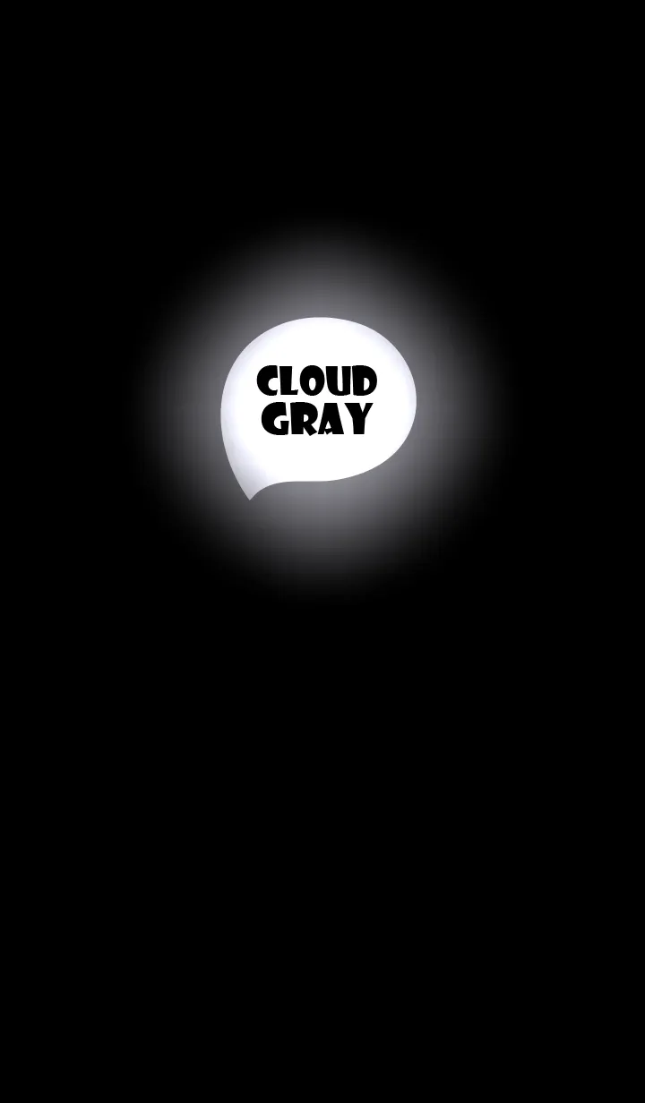 [LINE着せ替え] cloud gray In Black (JP)の画像1
