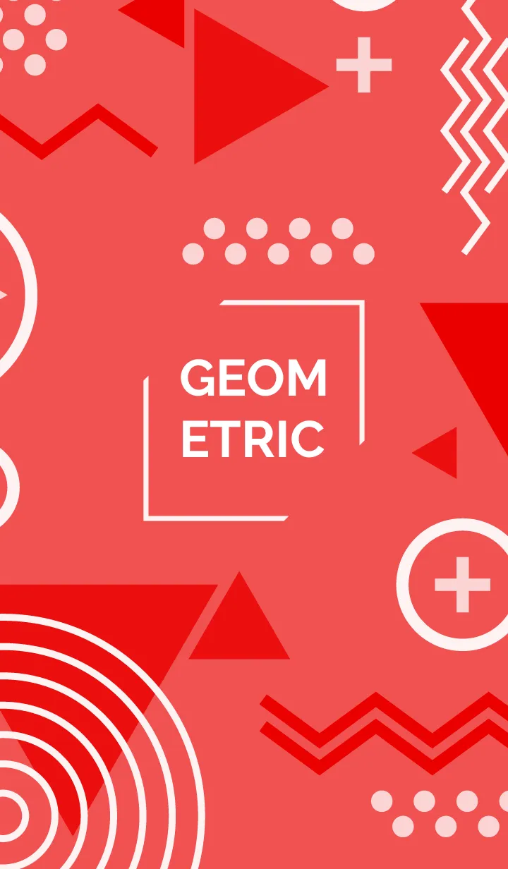 [LINE着せ替え] Geometric Rich Flat Burnt Sienna 2の画像1