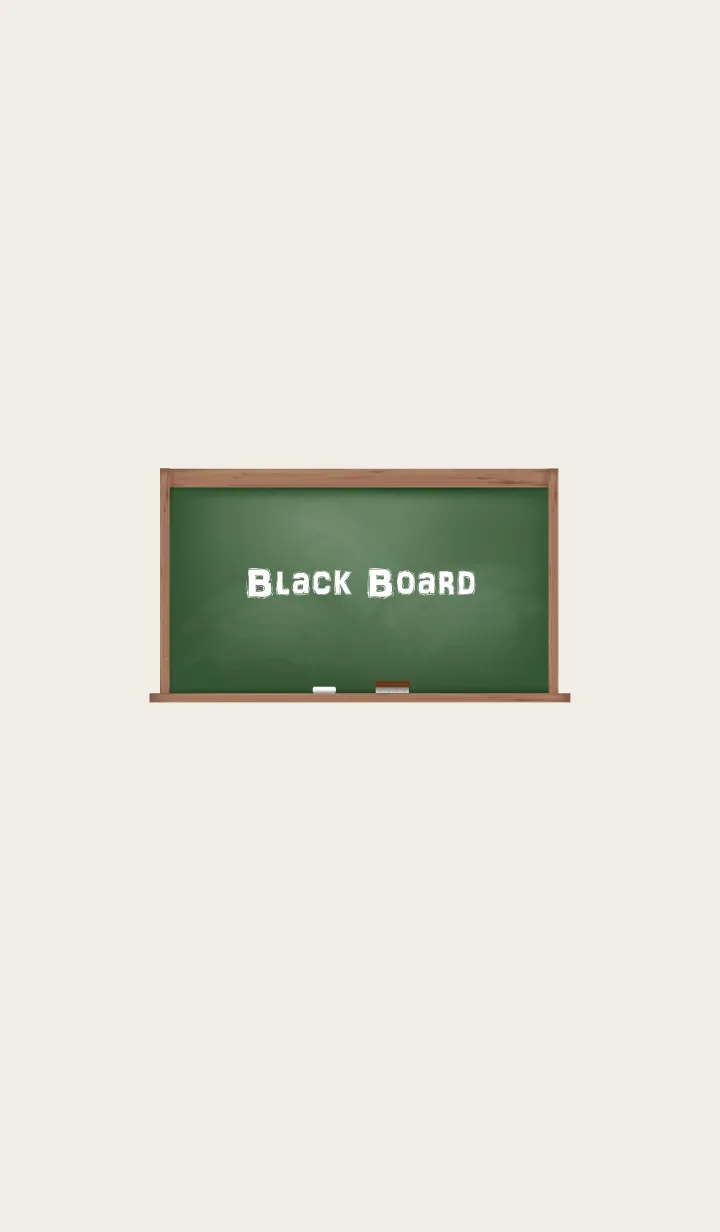[LINE着せ替え] Simple Black Board..の画像1