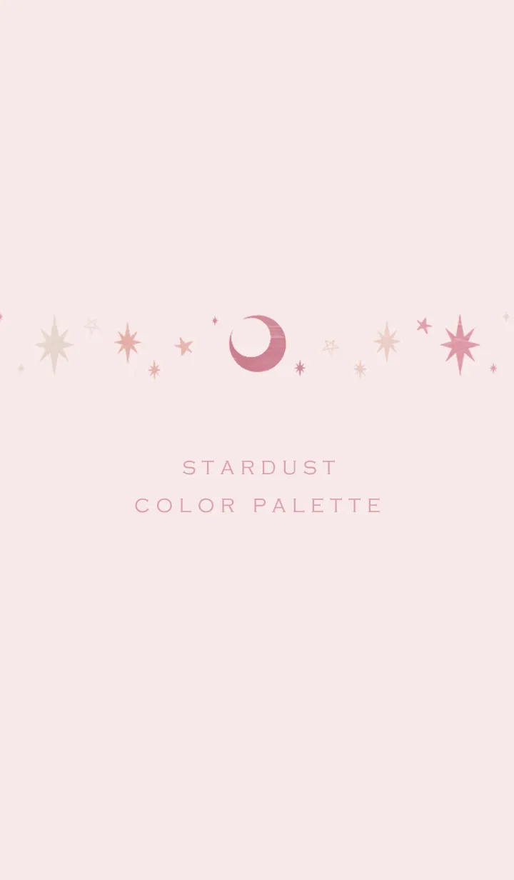 [LINE着せ替え] Stardust Color Pallet - Pink Beigeの画像1