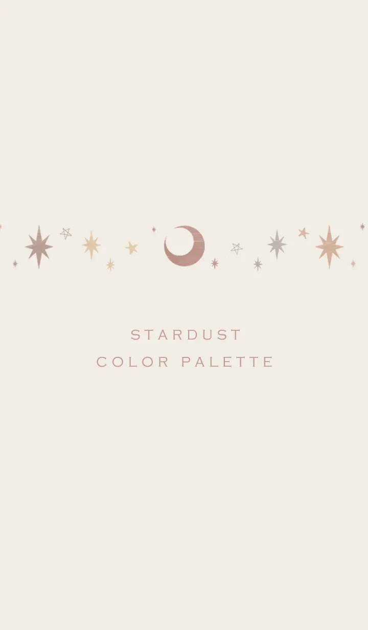 [LINE着せ替え] Stardust Color Pallet - Brown Beigeの画像1