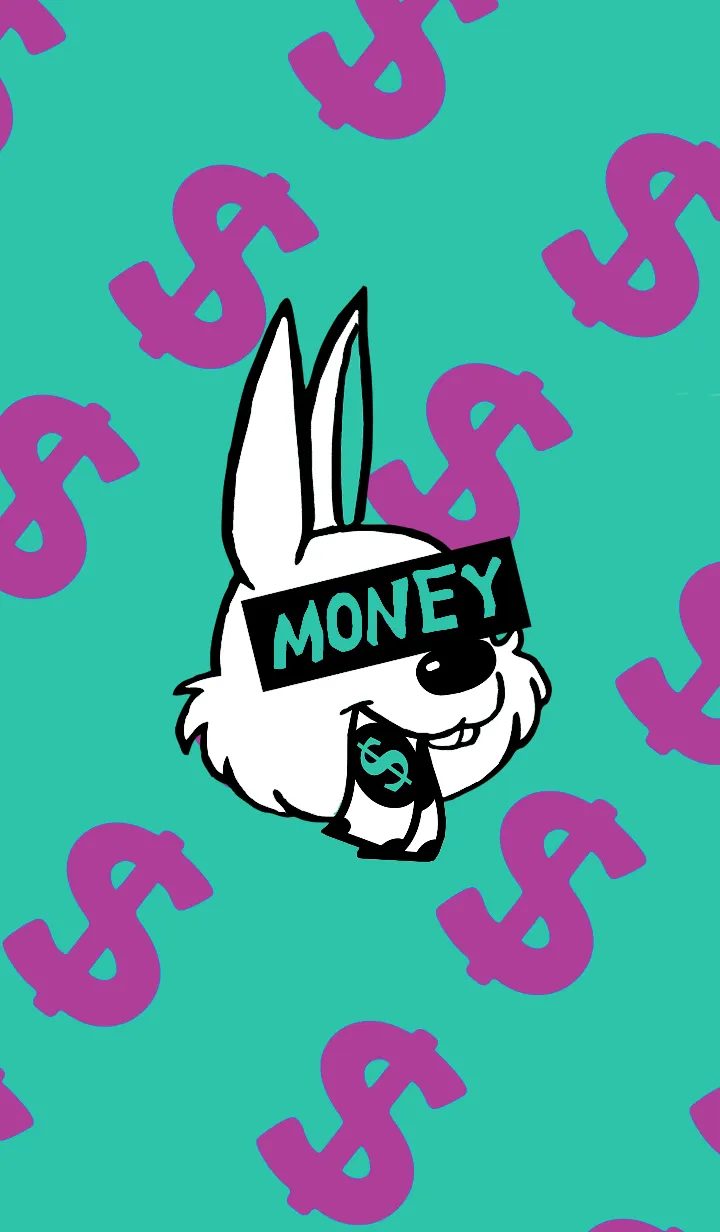 [LINE着せ替え] マネー ラビット 076の画像1