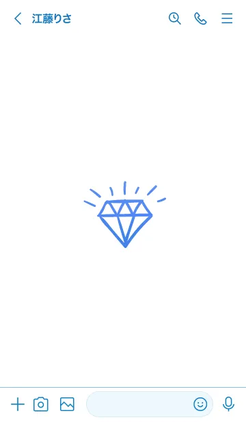 [LINE着せ替え] ダイヤ グラデーション 69の画像3