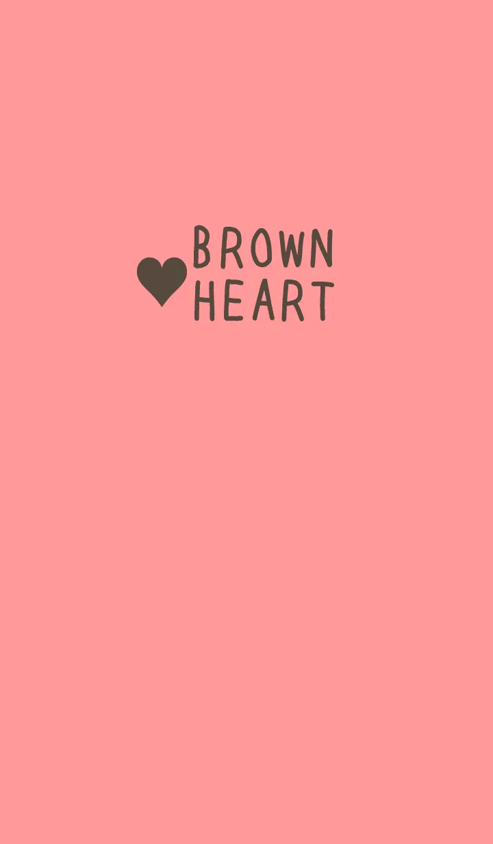 [LINE着せ替え] BROWN HEARTの画像1