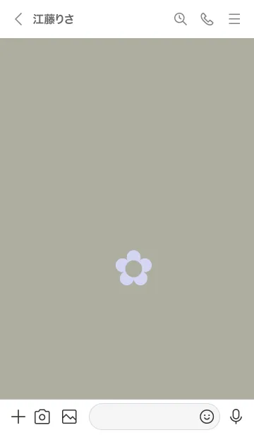 [LINE着せ替え] ザ シンプル ミニ フラワー 67の画像3