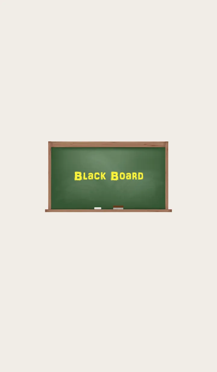 [LINE着せ替え] Simple Black Board..5の画像1