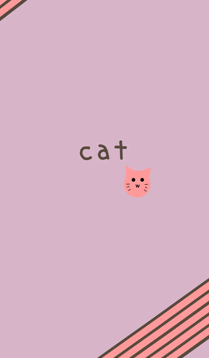 [LINE着せ替え] pink cat Theme.の画像1