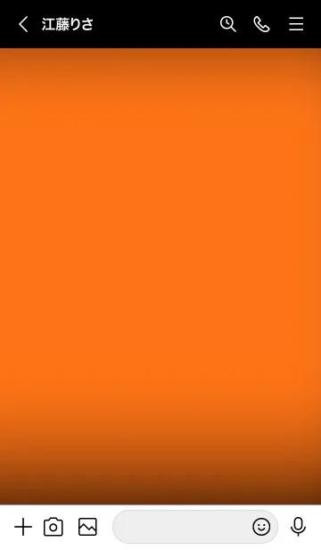 [LINE着せ替え] Pumpkin Orange And Black Vr.10 (JP)の画像3