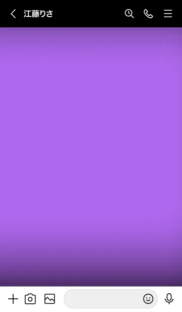 [LINE着せ替え] Orchid Purple  And Black Vr.10 (JP)の画像3