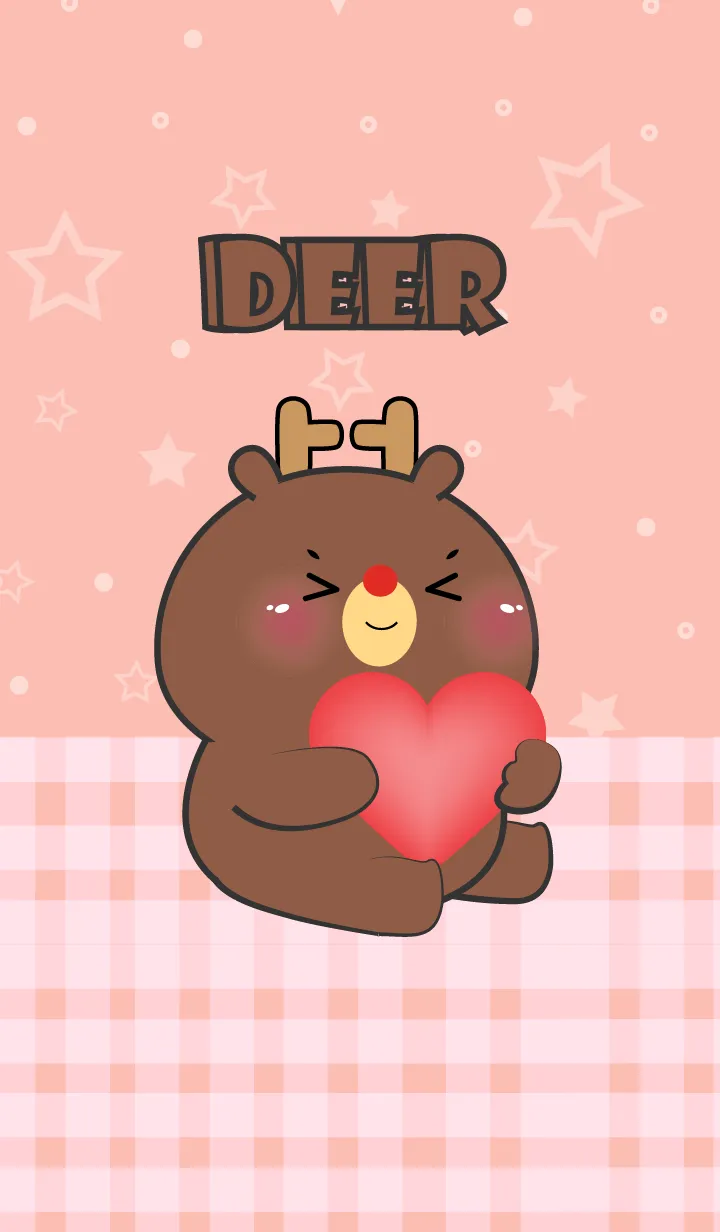Very Lovely Deer Theme (JP)の着せ替えメイン画像