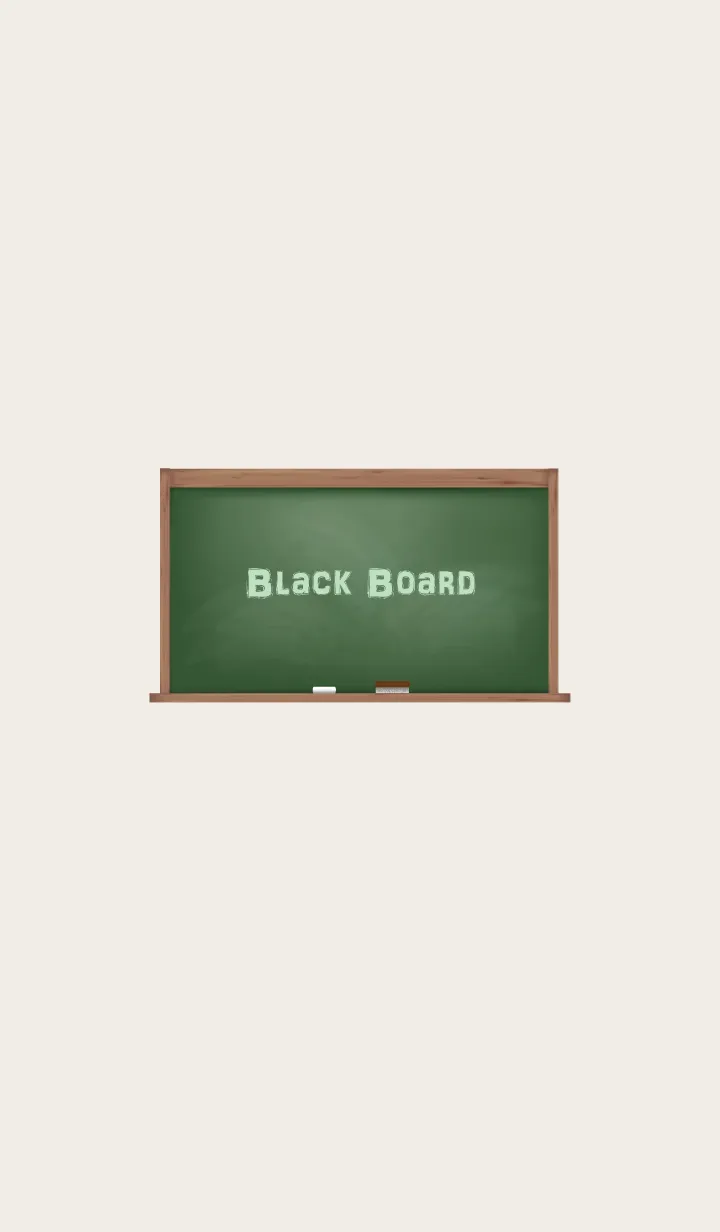 [LINE着せ替え] Simple Black Board..6の画像1