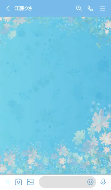 [LINE着せ替え] Melancholic Flowers 23の画像3