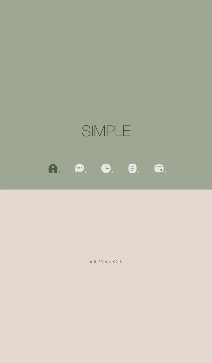 [LINE着せ替え] c18.14_スモーキーMアッシュ ブラウン2-3の画像1