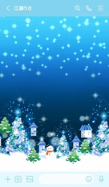 [LINE着せ替え] ハッピー☆メリークリスマス☆1の画像3