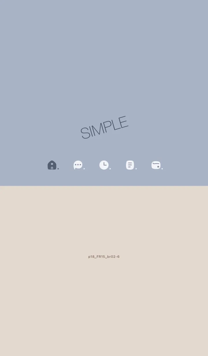 [LINE着せ替え] p18.15_ホワイトアッシュ ブラウン2-6の画像1