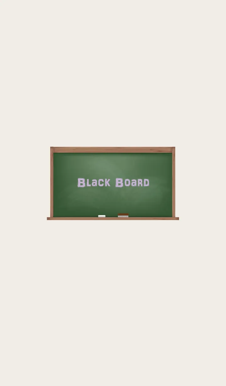[LINE着せ替え] Simple Black Board..7の画像1