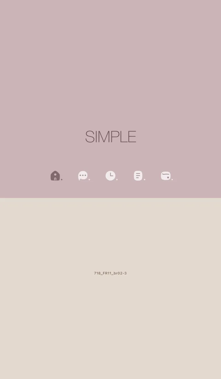 [LINE着せ替え] 718.11_ピンク2 ブラウン2-3の画像1