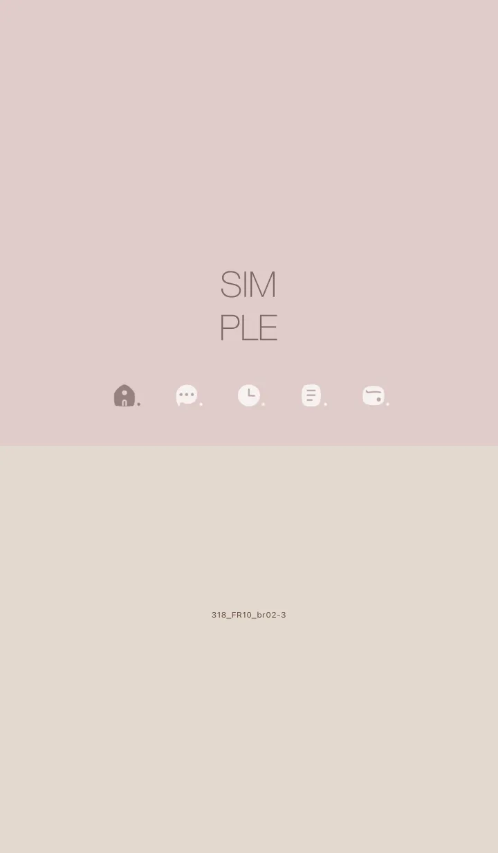 [LINE着せ替え] 318.10_ピンク ブラウン2-3の画像1