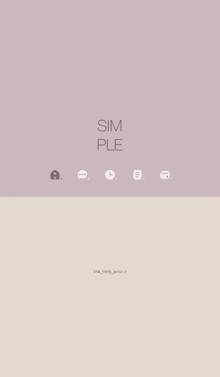 [LINE着せ替え] 318.10_ピンク2 ブラウン2-3の画像1