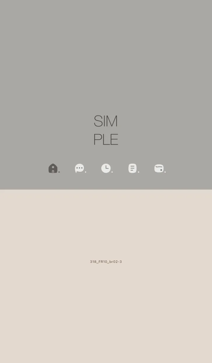 [LINE着せ替え] 318.10_スモーキーアッシュ ブラウン2-3の画像1