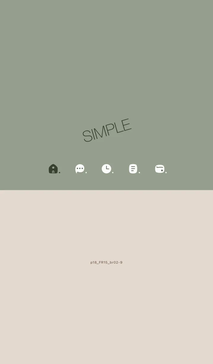 [LINE着せ替え] p18.15_スモーキーMアッシュ ブラウン2-9の画像1