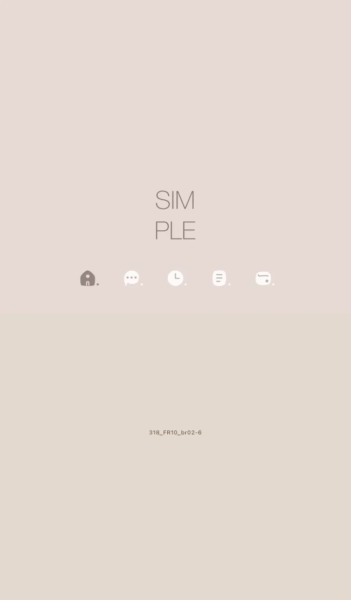 [LINE着せ替え] 318.10_ベージュ ブラウン2-6の画像1