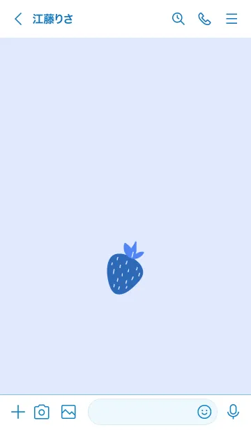 [LINE着せ替え] ミニ ストロベリー 61の画像3