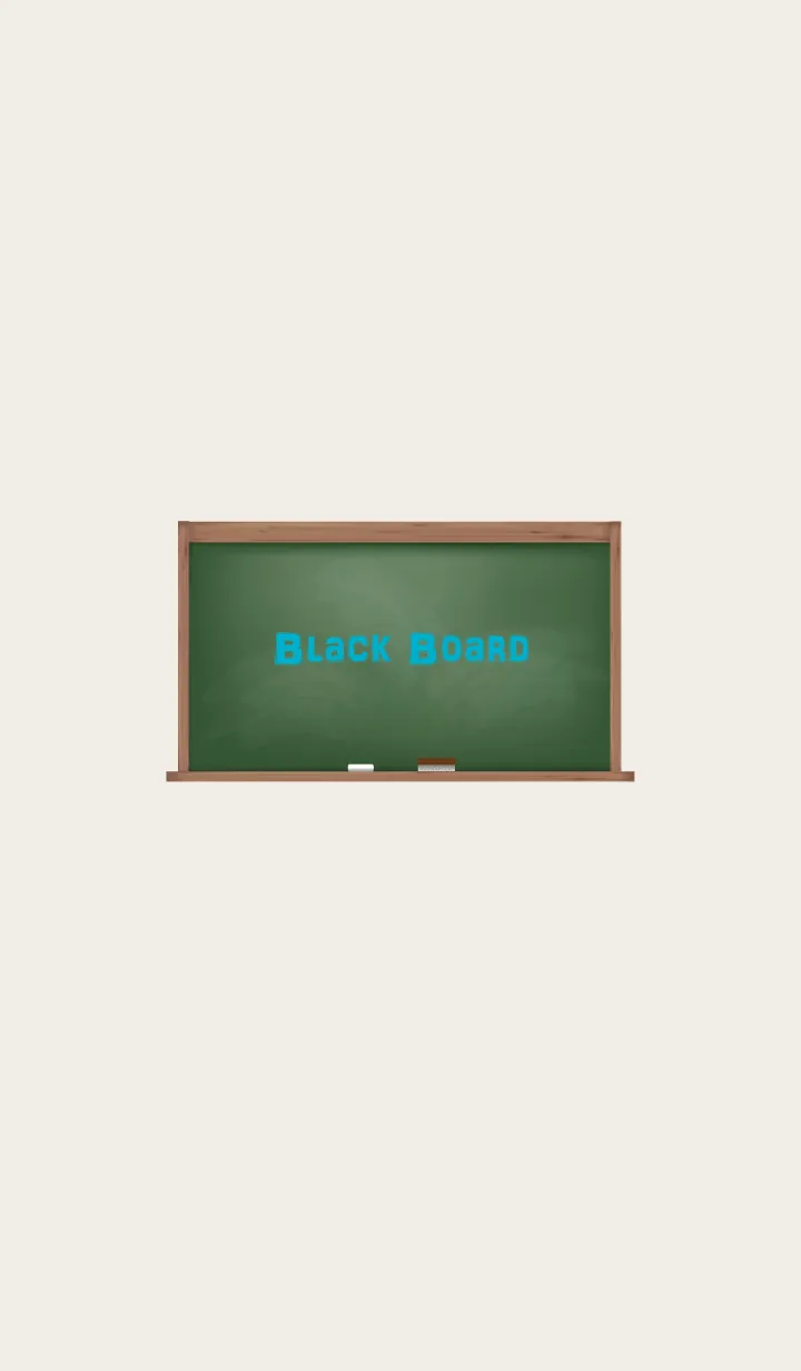 [LINE着せ替え] Simple Black Board..9の画像1