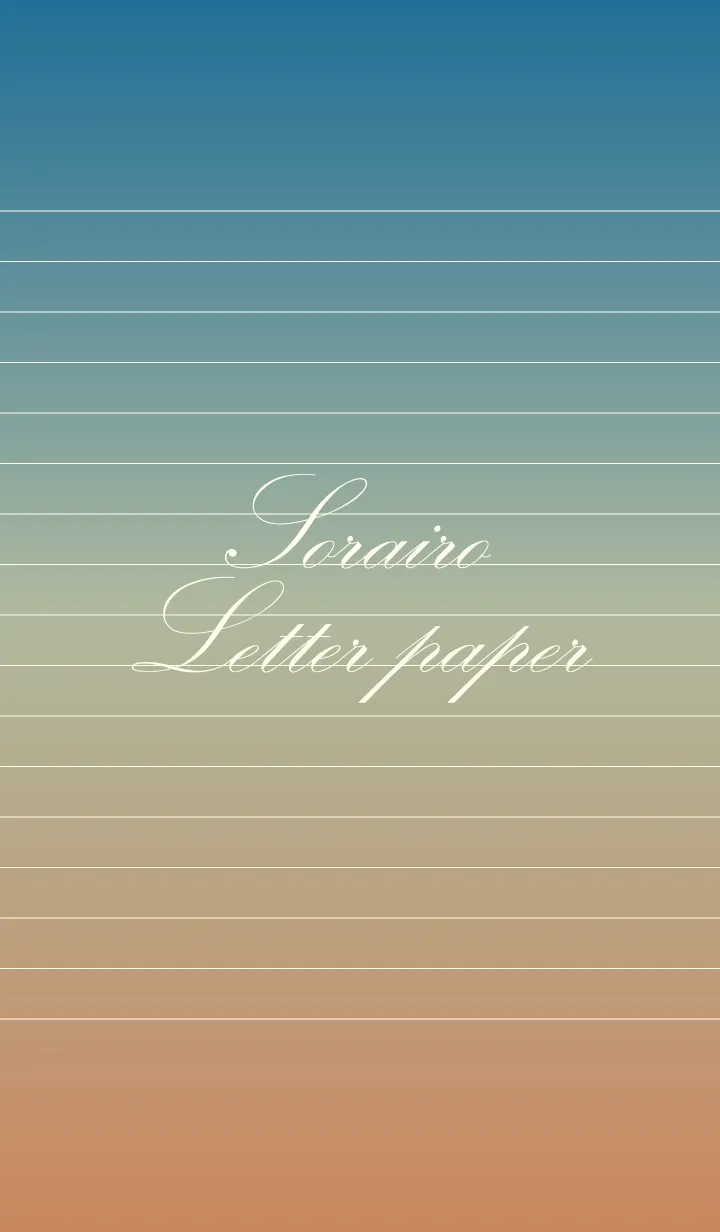 [LINE着せ替え] Sorairo Letter paper - 15 -の画像1