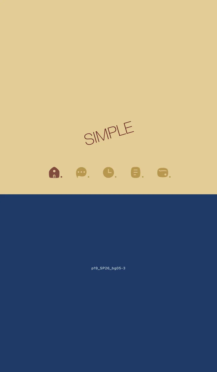 [LINE着せ替え] p19.26.ベージュ5-3の画像1