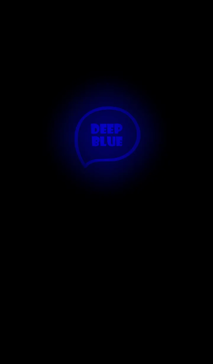 [LINE着せ替え] Deep Blue Neon Theme (JP)の画像1